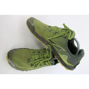 Altra Shoes Superior 4.5 Trail Runners Men's Size 11 Green/Lime Gaiter Trap