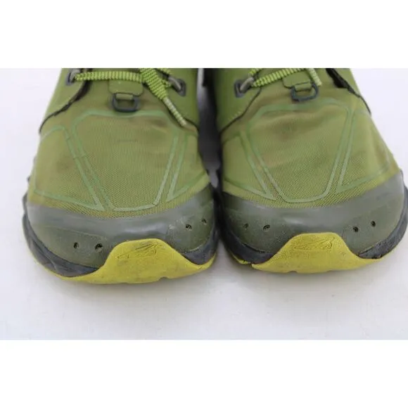 Altra Shoes Superior 4.5 Trail Runners Men's Size 11 Green/Lime Gaiter Trap