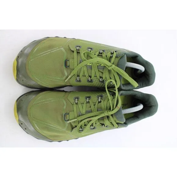 Altra Shoes Superior 4.5 Trail Runners Men's Size 11 Green/Lime Gaiter Trap