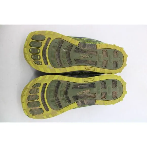 Altra Shoes Superior 4.5 Trail Runners Men's Size 11 Green/Lime Gaiter Trap