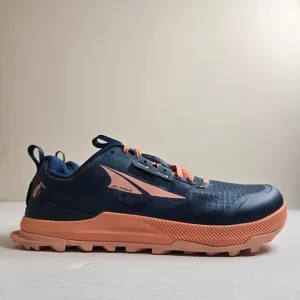 Altra Women Size 7.5 Lone Peak 8 Sneakers Navy Coral Lightweight Trail Running