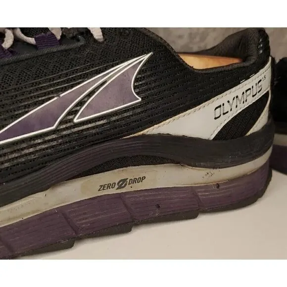 Altra Womens Olympus 1.5 A2555-3 Black Hiking Shoes Sneakers Sz 11 Running Trail