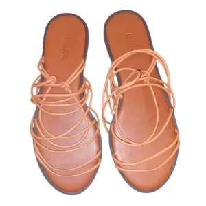 Anacapri Tall Gladiator Brown Sandals Leather - Bra 31, US 10.5, Eur 41