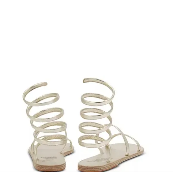 Ancient Greek Women's Ofis Ankle Wrap Sandals.