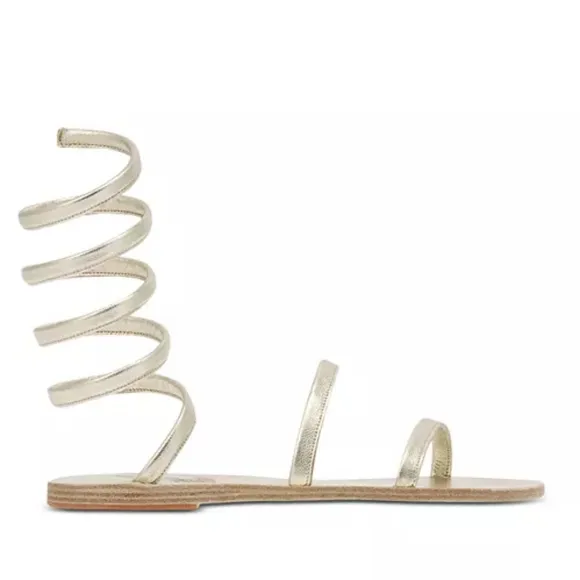 Ancient Greek Women's Ofis Ankle Wrap Sandals.