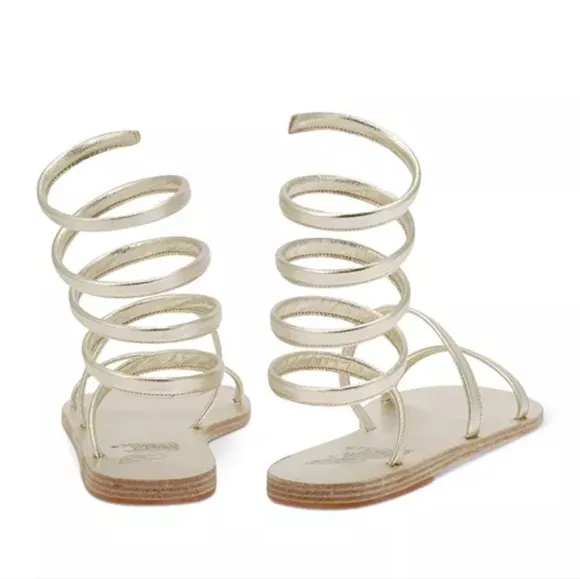 Ancient Greek Women's Ofis Ankle Wrap Sandals.