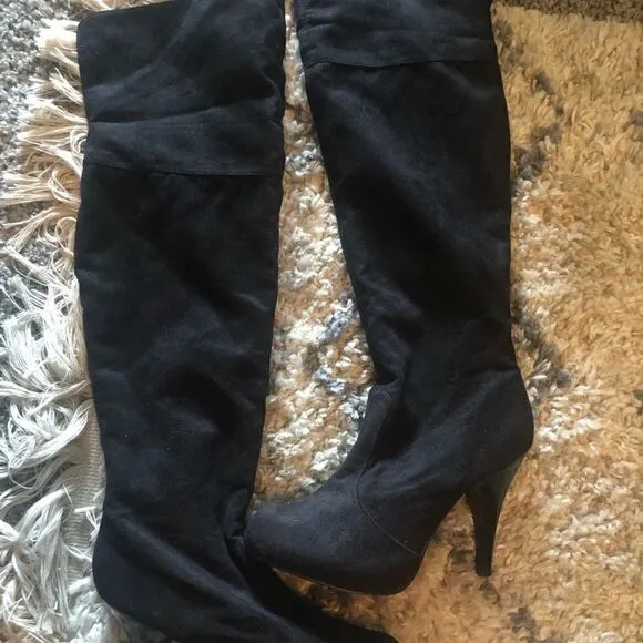 Ann Michelle over the knee high heel boots