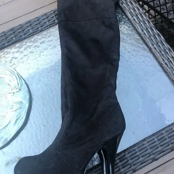 Ann Michelle over the knee high heel boots