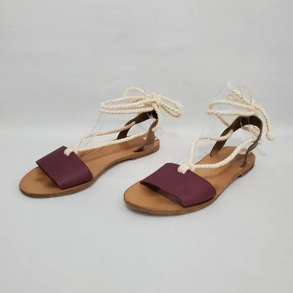 Anthro Howsty Rope Lace Gladiator Sandals