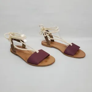 Anthro Howsty Rope Lace Gladiator Sandals