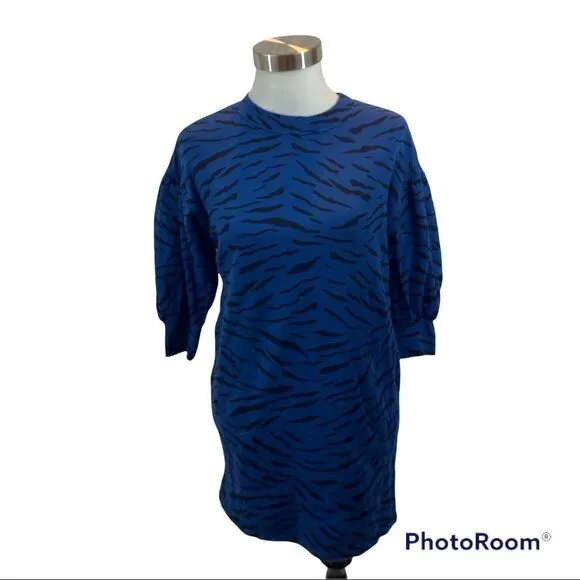 Anthro Velvet by Graham &amp; Spencer Malisa Puff Sleeve Tunic Dress Size XS