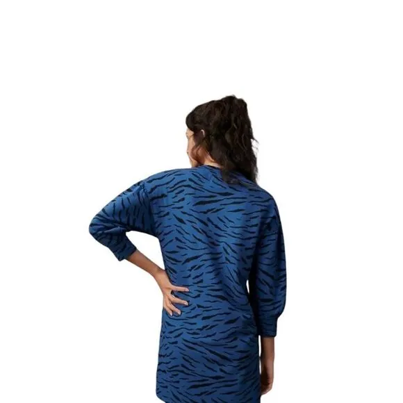 Anthro Velvet by Graham &amp; Spencer Malisa Puff Sleeve Tunic Dress Size XS