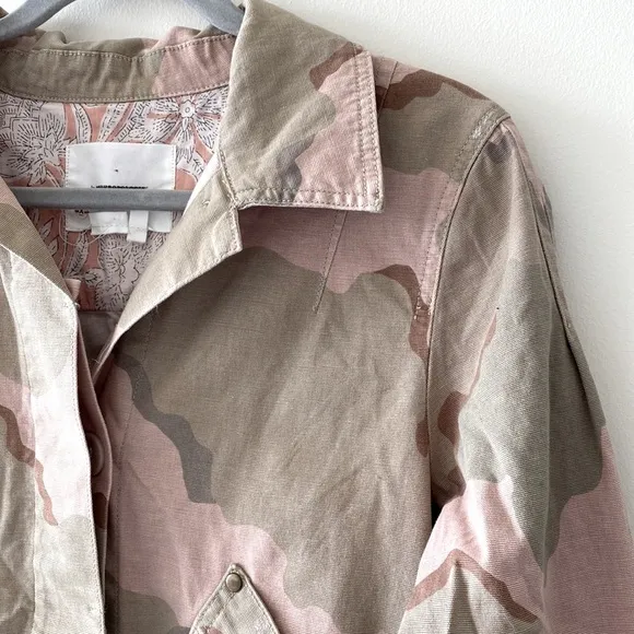 Anthropologie Lida Camo Utility Jacket