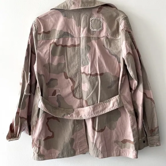 Anthropologie Lida Camo Utility Jacket
