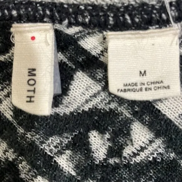 Anthropologie Moth Sweater Dress Long Sleeves Size Medium
