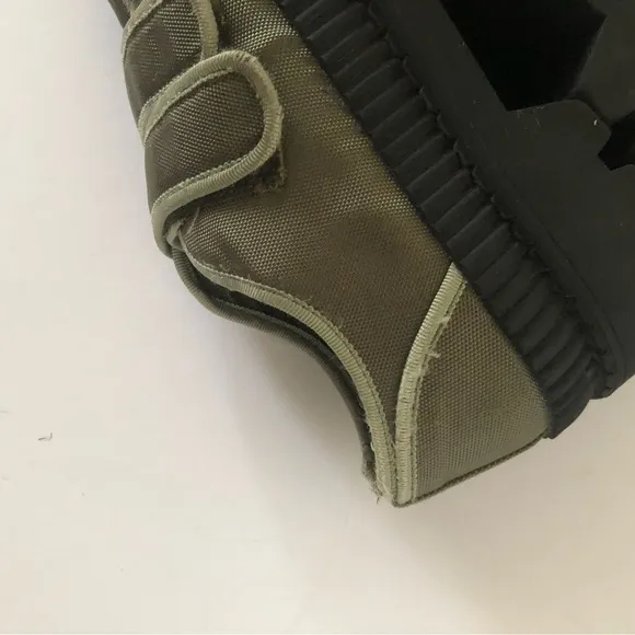 Anthropologie Silent D Prolz Platform Sneakers Green Utility Utilitarian Size 38