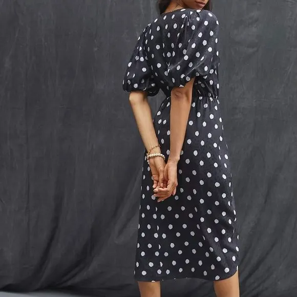 Anthropologie x Delfi Collective Polka Dot Midi Dress