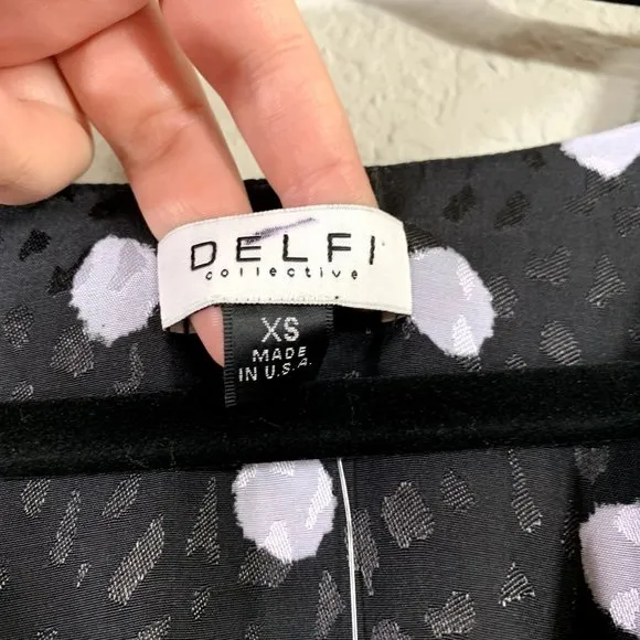 Anthropologie x Delfi Collective Polka Dot Midi Dress