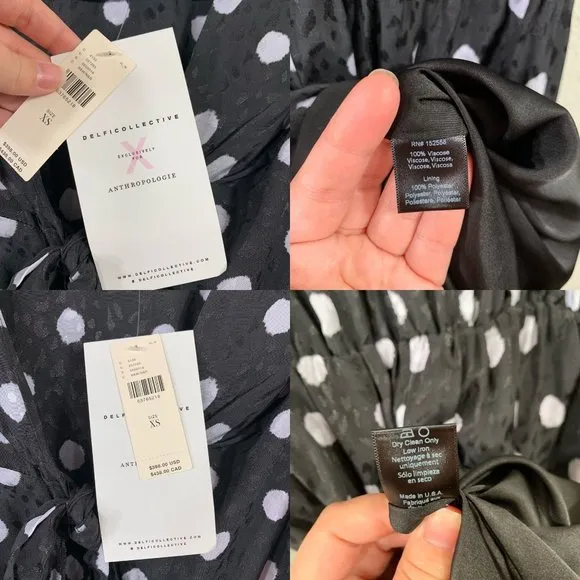 Anthropologie x Delfi Collective Polka Dot Midi Dress