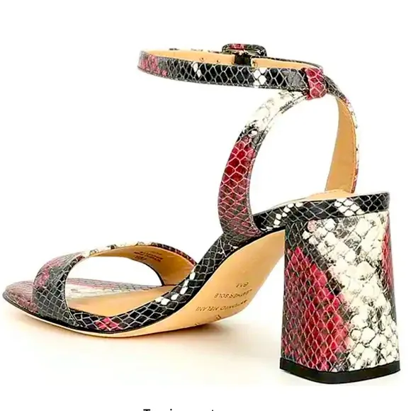 🆕Antonio Melani Snake Print Ankle Strap  Sandals