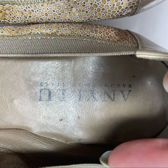 Anyi Lu Slip On Ballet Flats sz. 6.5 (38) EU