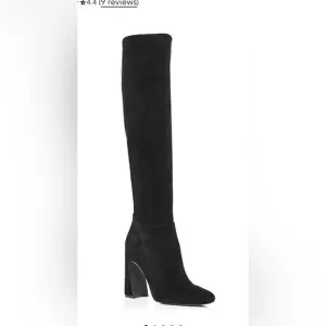 AQUA Carie Square Toe High Heel Tall Boots