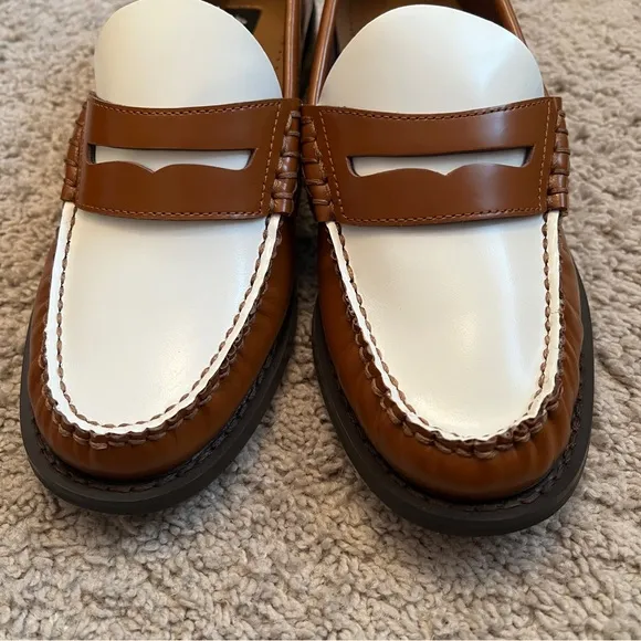 AQUA Kendl Leather Loafers