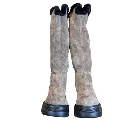 Aquatalia NWOT Italian suede knee high boots. Size 6.5
