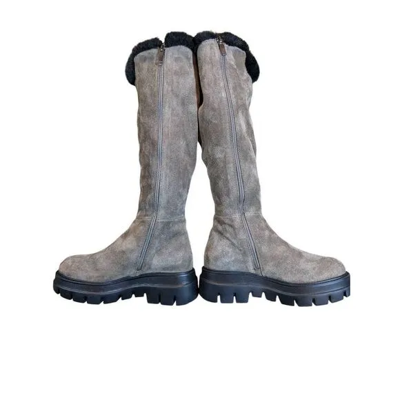 Aquatalia NWOT Italian suede knee high boots. Size 6.5