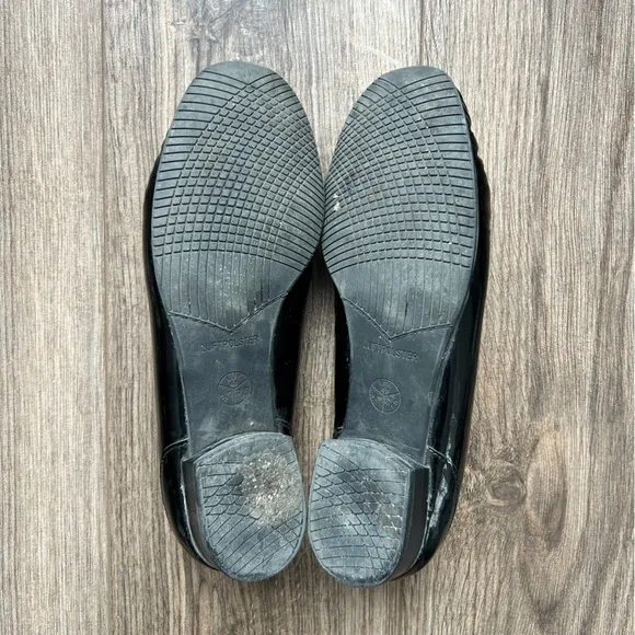 ARA Black Patent Leather Jeweled Loafers | 9.5