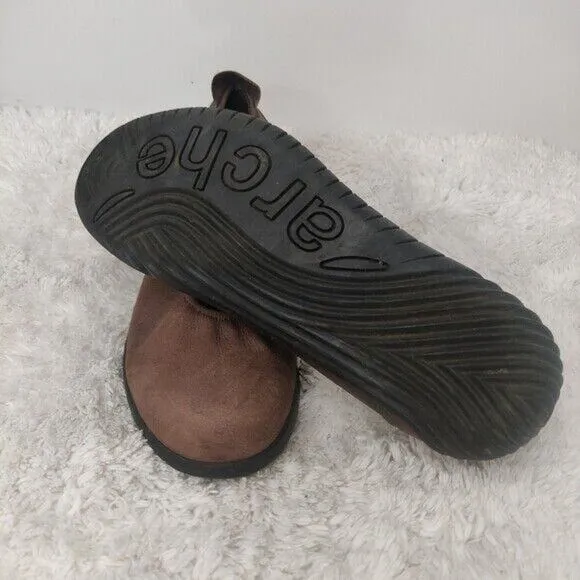 Arche Brown Leather Flat Mary Jane Size 7/7.5