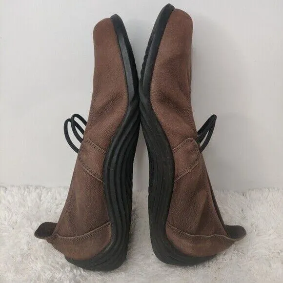 Arche Brown Leather Flat Mary Jane Size 7/7.5