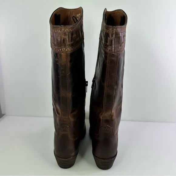 Ariat Women's Sahara Brown Leather Western Boots - Size 10
