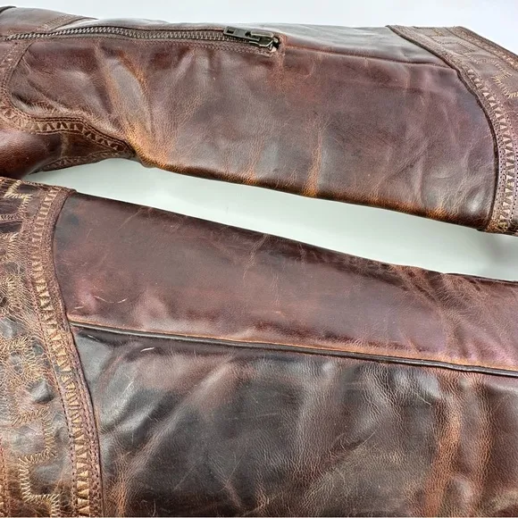 Ariat Women's Sahara Brown Leather Western Boots - Size 10