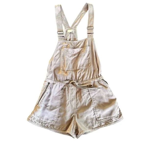 Aritzia Wilfred Free Beatriz Romper Overalls – Gray – Size XS – EUC