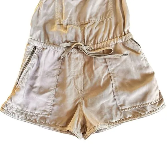 Aritzia Wilfred Free Beatriz Romper Overalls – Gray – Size XS – EUC