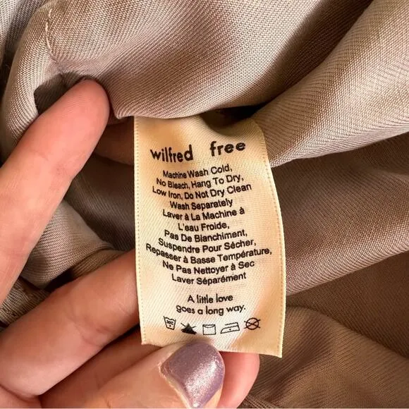 Aritzia Wilfred Free Beatriz Romper Overalls – Gray – Size XS – EUC