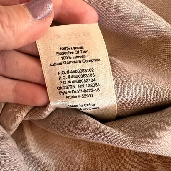 Aritzia Wilfred Free Beatriz Romper Overalls – Gray – Size XS – EUC