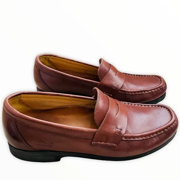 Arnold Palmer MENS Genuine Leather Loafer Slides