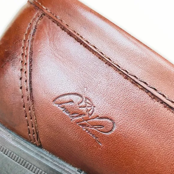 Arnold Palmer MENS Genuine Leather Loafer Slides