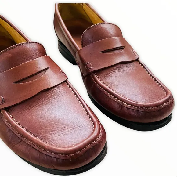 Arnold Palmer MENS Genuine Leather Loafer Slides