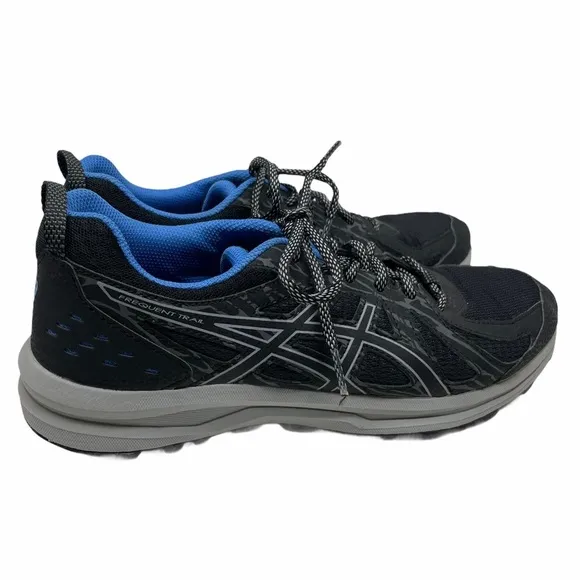 Asics Frequent Trail Black Sneakers Size 9.5