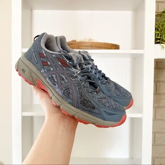 Asics Gel Steel Blue Venture 6 MX Trail Running sneakers