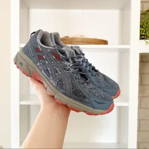 Asics Gel Steel Blue Venture 6 MX Trail Running sneakers