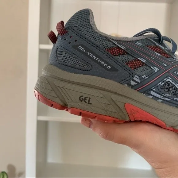 Asics Gel Steel Blue Venture 6 MX Trail Running sneakers