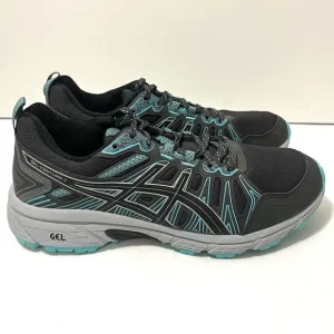 Asics Gel Venture 7 Grey Blue Trail Running Shoe Sneaker Comfort Women Size 8