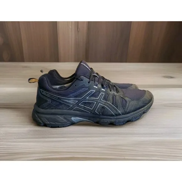 Asics Gel Venture 7 Trail Hiking Shoes Sneakers Mens Size 13 Black