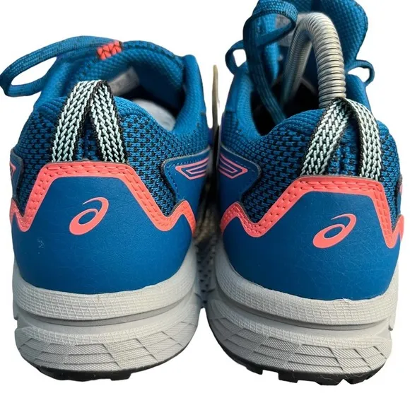ASICS Gel Venture 8 Sneakers Womens Deep Sea Teal Blazing Coral Lace Up Athletic