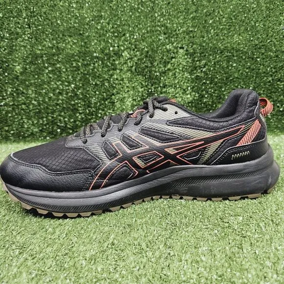 Asics Trail Scout 2 Black Athletic Trail Running‎ Sneakers Mens Size US 14