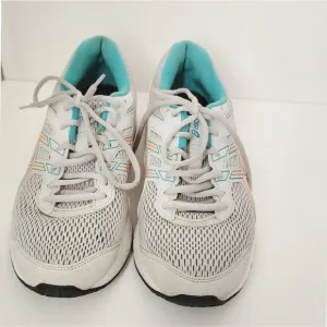 Asics Womens Gel Contend 6 1012A571 Gray Running Shoes Sneakers Size 8